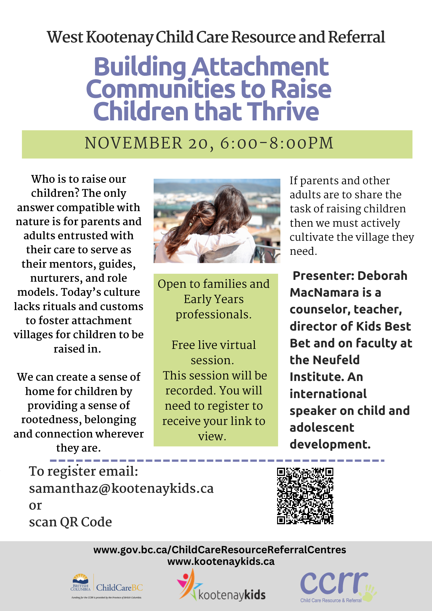 Cultivating Attachment Communities to Raise Children that Thrive